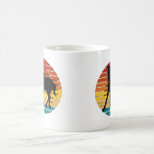 ヴィンテージ馬 コーヒーマグカップ (中央)