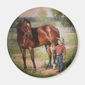 ヴィンテージ馬 マグネット