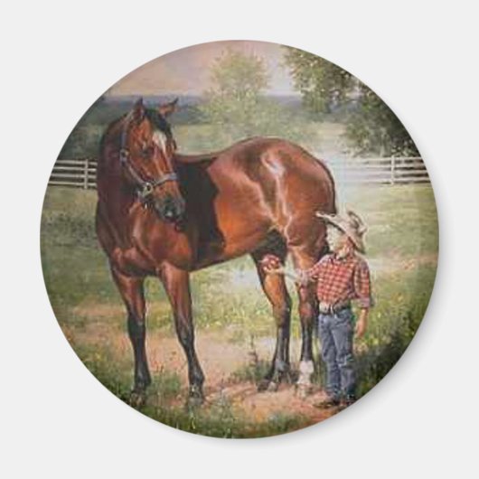 ヴィンテージ馬 マグネット (正面)