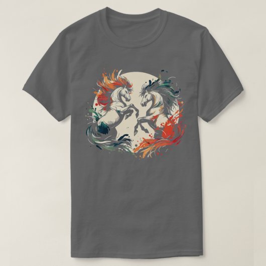 ヴィンテージ馬 Tシャツ (デザイン正面)
