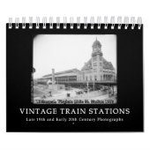 ヴィンテージ駅の写真1890s - 1900s カレンダー (カバー)