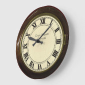 ヴィンテージ駅の時計 ラージ壁時計 (傾斜)