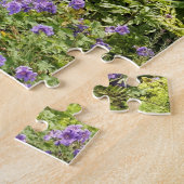 ヴィンテージ駅シンボルや象徴 ジグソーパズル (側面)