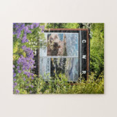 ヴィンテージ駅シンボルや象徴 ジグソーパズル (横)