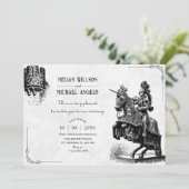 ヴィンテージ騎士の剣結婚騎士 招待状 (スタンド正面)