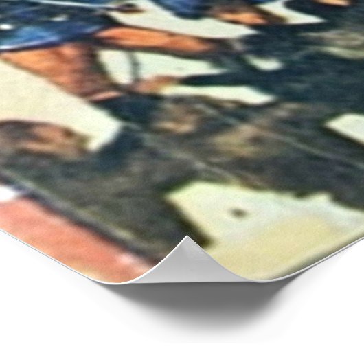 ヴィンテージ驚きの記事パルプマガジンカバー ポスター (角)