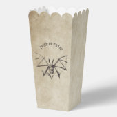 ヴィンテージ骨格こうもりハロウィーンポップコーンボックス フェイバーボックス (裏面)