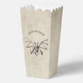 ヴィンテージ骨格こうもりハロウィーンポップコーンボックス フェイバーボックス (正面)