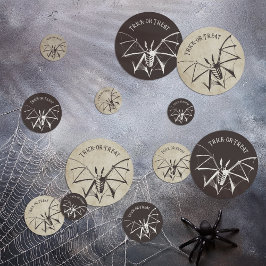 ヴィンテージ骨格こうもりハロウィーン コンフェッティ