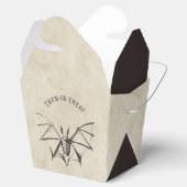 ヴィンテージ骨格こうもりハロウィーン フェイバーボックス (オープン)