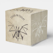 ヴィンテージ骨格こうもりハロウィーン フェイバーボックス (裏面サイド)