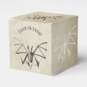 ヴィンテージ骨格こうもりハロウィーン フェイバーボックス (正面サイド)