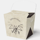 ヴィンテージ骨格こうもりハロウィーン フェイバーボックス (正面)