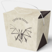 ヴィンテージ骨格こうもりハロウィーン フェイバーボックス (裏面)