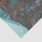 ヴィンテージ骨格のX線ティール（緑がかった色）茶色のテクスチャ 薄葉紙 (詳細)