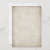 ヴィンテージ骨格大人ハローウィンパーティ 招待状 (裏面)