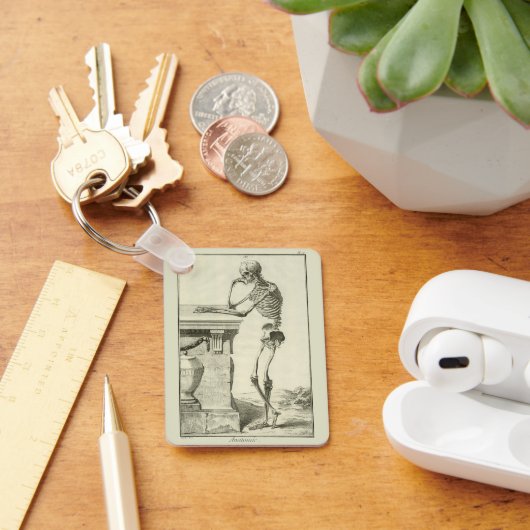 ヴィンテージ骨格、Denis Diderotによる人間の解剖学 キーホルダー (デスク)