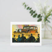 ヴィンテージ高級車広告 ポストカード (スタンド正面)