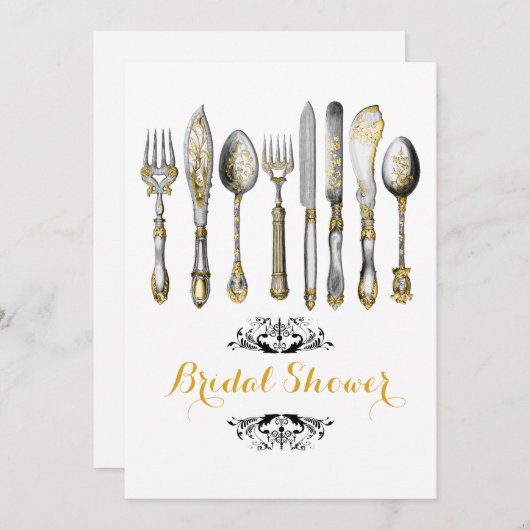 ヴィンテージ高茶場設定 招待状 (正面/裏面)