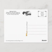 ヴィンテージ高速衣類洗浄機 ポストカード (裏面)