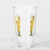 ヴィンテージ高霜の降りた荷車を引くビール、アルコール飲料 タンブラーグラス (左)