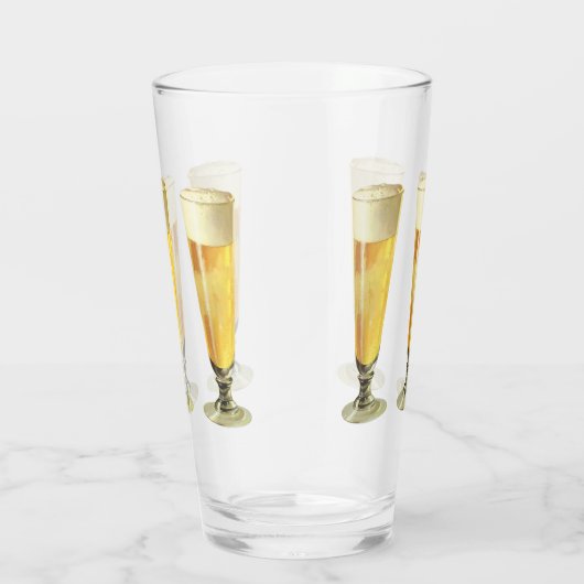 ヴィンテージ高霜の降りた荷車を引くビール、アルコール飲料 タンブラーグラス (右)