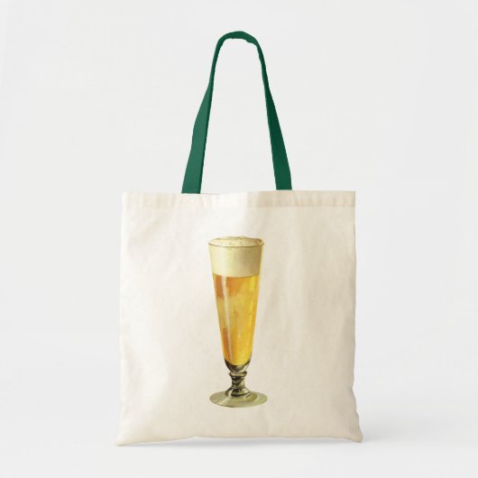 ヴィンテージ高霜の降りた荷車を引くビール、アルコール飲料 トートバッグ (正面)