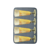 ヴィンテージ高霜の降りた荷車を引くビール、アルコール飲料 バスマット (正面縦)