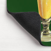 ヴィンテージ高霜の降りた荷車を引くビール、アルコール飲料 マウスパッド (コーナー)