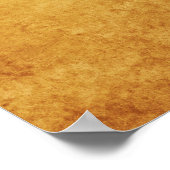 ヴィンテージ高齢化パーチメント紙テンプレート 空白の ポスター (角)