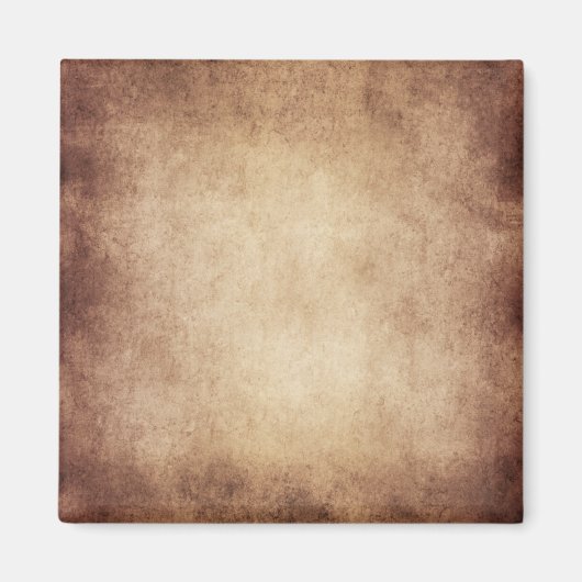 ヴィンテージ高齢化パーチメント紙テンプレート 空白の マグネット (正面)