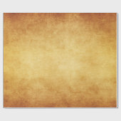 ヴィンテージ高齢化パーチメント紙テンプレート 空白の ラッピングペーパー (フラット)