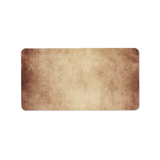 ヴィンテージ高齢化パーチメント紙テンプレート 空白の ラベル
