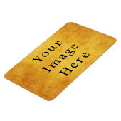 ヴィンテージ高齢収穫金ゴールド分与紙 空白の マグネット (左側)