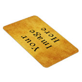 ヴィンテージ高齢収穫金ゴールド分与紙 空白の マグネット (右側)