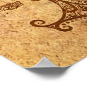 ヴィンテージ高齢者ライブラリ〔占星術の〕十二宮図 ポスター (角)