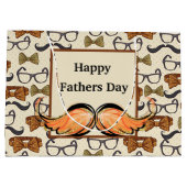 ヴィンテージ髭 ラージペーパーバッグ (裏面)