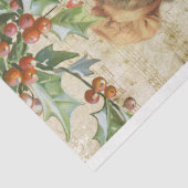 ヴィンテージ魅力的クリスマスエフェメラコラージュ 薄葉紙 (詳細)