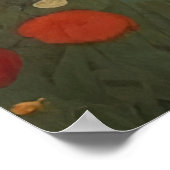 ヴィンテージ魅力的コテージ造油画 ポスター (角)