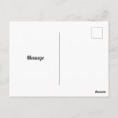 ヴィンテージ魅力的コテージ造油画 ポストカード (裏面)