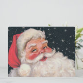 ヴィンテージ魅力的サンタクロース シーズンカード (スタンド正面)