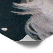 ヴィンテージ魅力的サンタクロース ポスター (角)