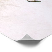 ヴィンテージ魅力的サンタクロース ポスター (角)