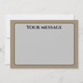 ヴィンテージ魅力的ハロウィーンの子ども ノートカード (裏面)