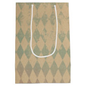 ヴィンテージ魅惑の蝶 ミディアムペーパーバッグ (裏面)