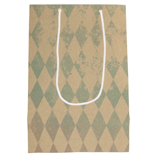 ヴィンテージ魅惑の蝶 ミディアムペーパーバッグ (裏面)