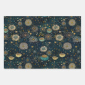 ヴィンテージ魅惑ナイトガーデンフローラ ラッピングペーパーシート (正面3)