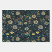 ヴィンテージ魅惑ナイトガーデンフローラ ラッピングペーパーシート (正面2)