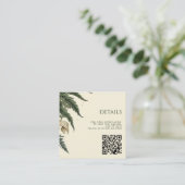 ヴィンテージ魅惑フォレストQRコード エンクロージャーカード (スタンド正面)