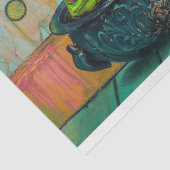 ヴィンテージ魔女とブラックキャットカストロンデコページ 薄葉紙 (詳細)